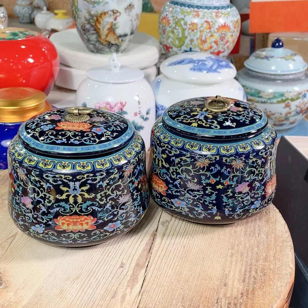 【闪购商品】罐陶瓷茶叶罐密封罐