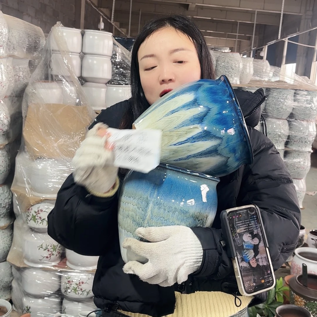 瑕疵两个高22/19红陶