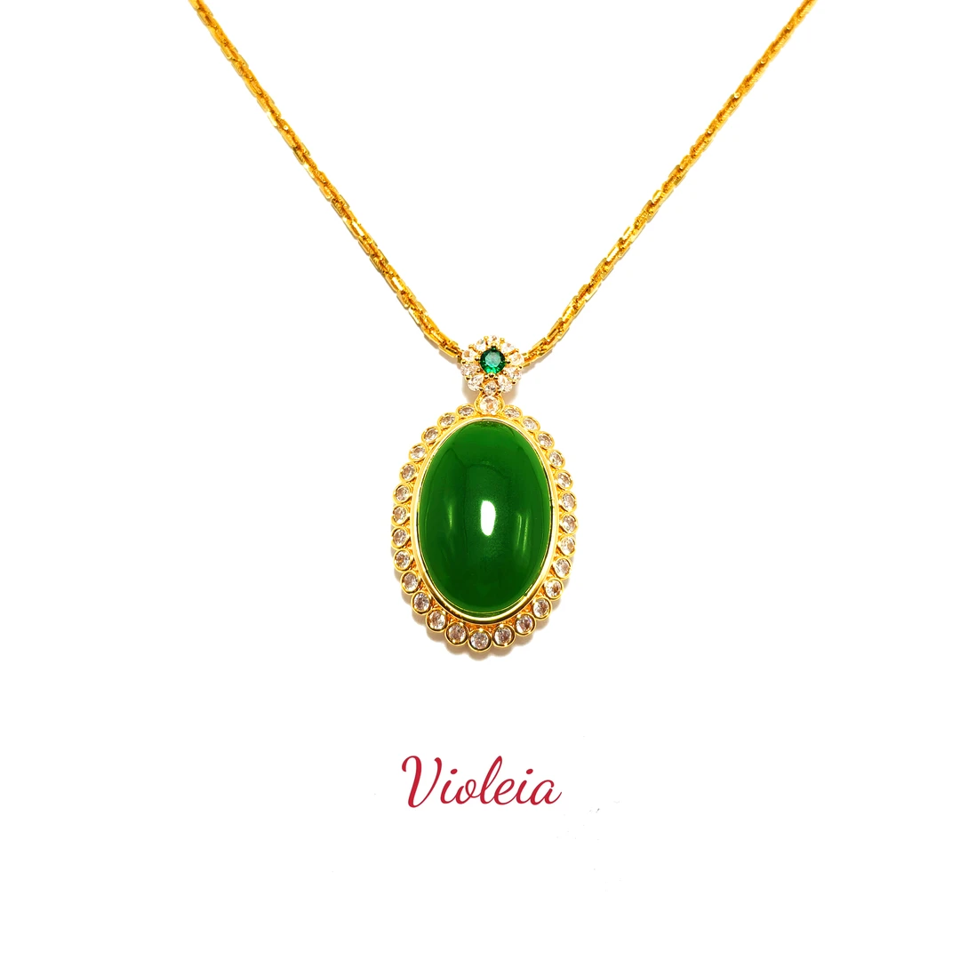 铜合金项链  【卿人倾城】Violeia 高级轻奢百搭项链~ YZ248