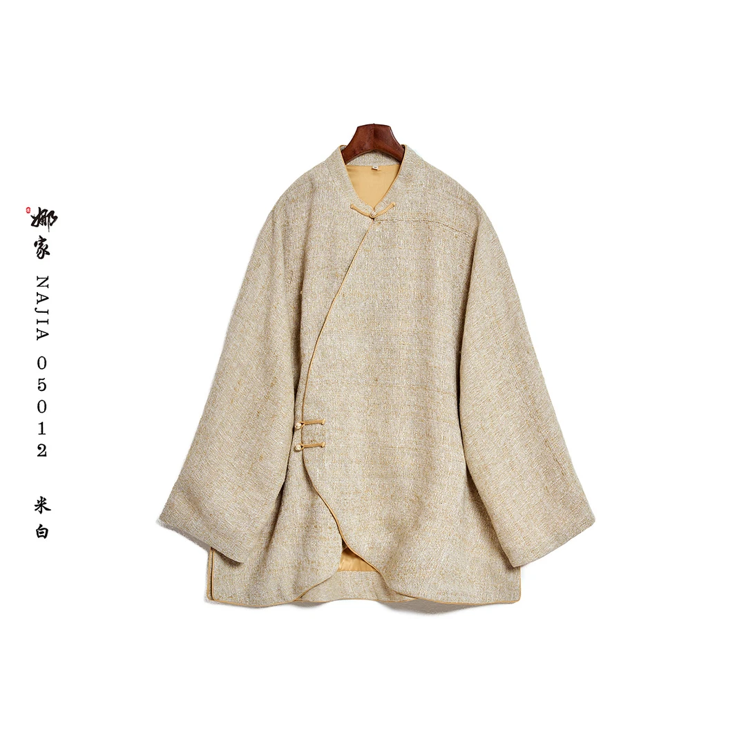 娜家·国风【画舫秋】偏开小香风汉服外套05012