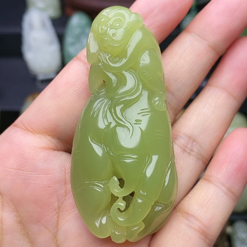 【闪购商品】未镶嵌和田玉挂件有****明