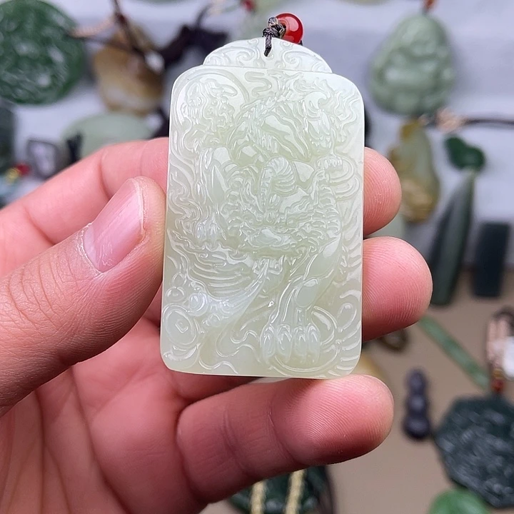 和田玉吊坠(不含链)未镶嵌