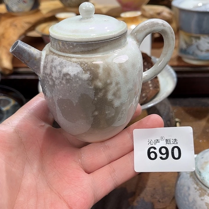 沁庐柴窑古法柴烧全手工茶具