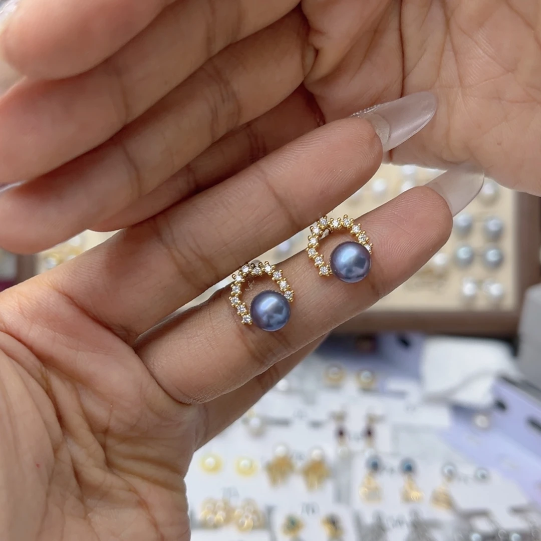 R***n合金淡水珍珠戒指