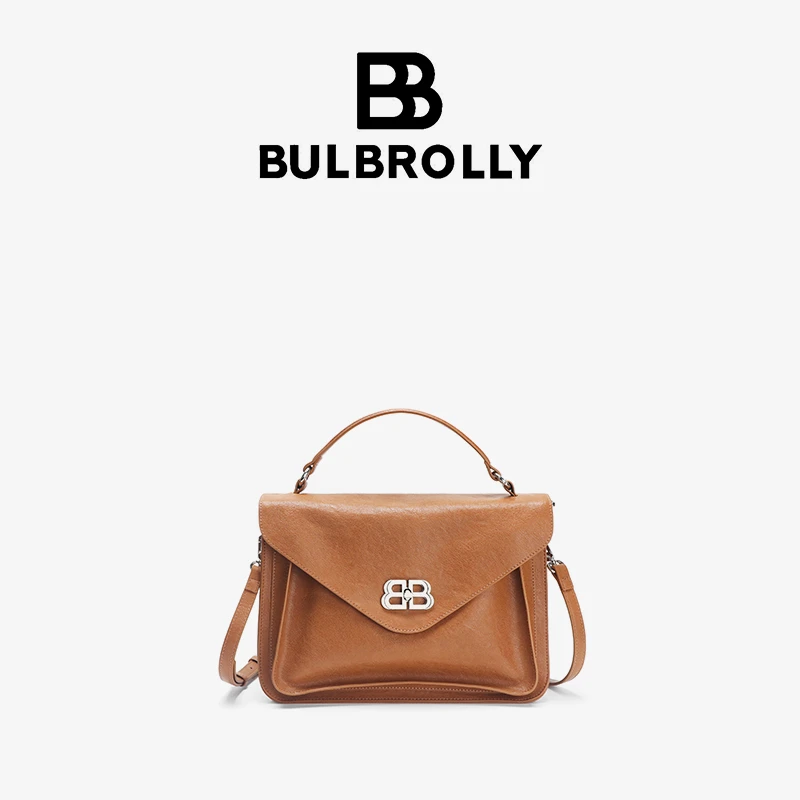 BULBROLLY复古锁扣邮差包
