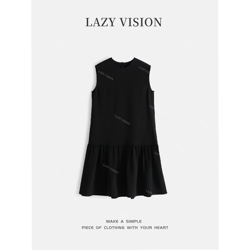 LAZYVISION*醋酸无袖女士连衣裙ZMD-29382
