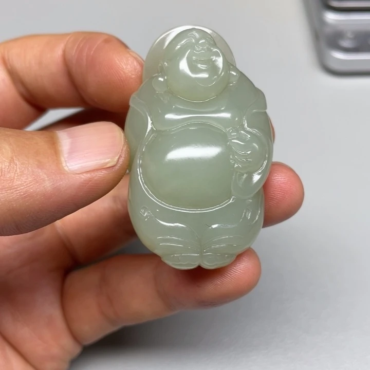 和田玉未镶嵌吊坠(不含链)秋*@