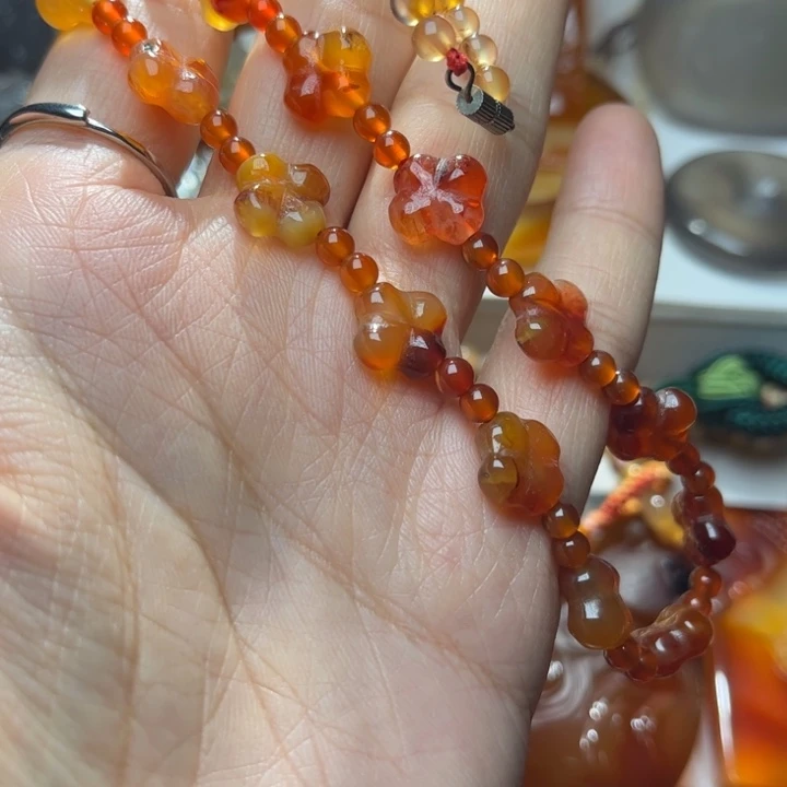 玛瑙/玉髓颈饰合金冰*晶6