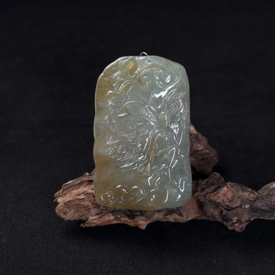 【诚翠拍品第一百一期午】翡翠42吊坠GBL3144