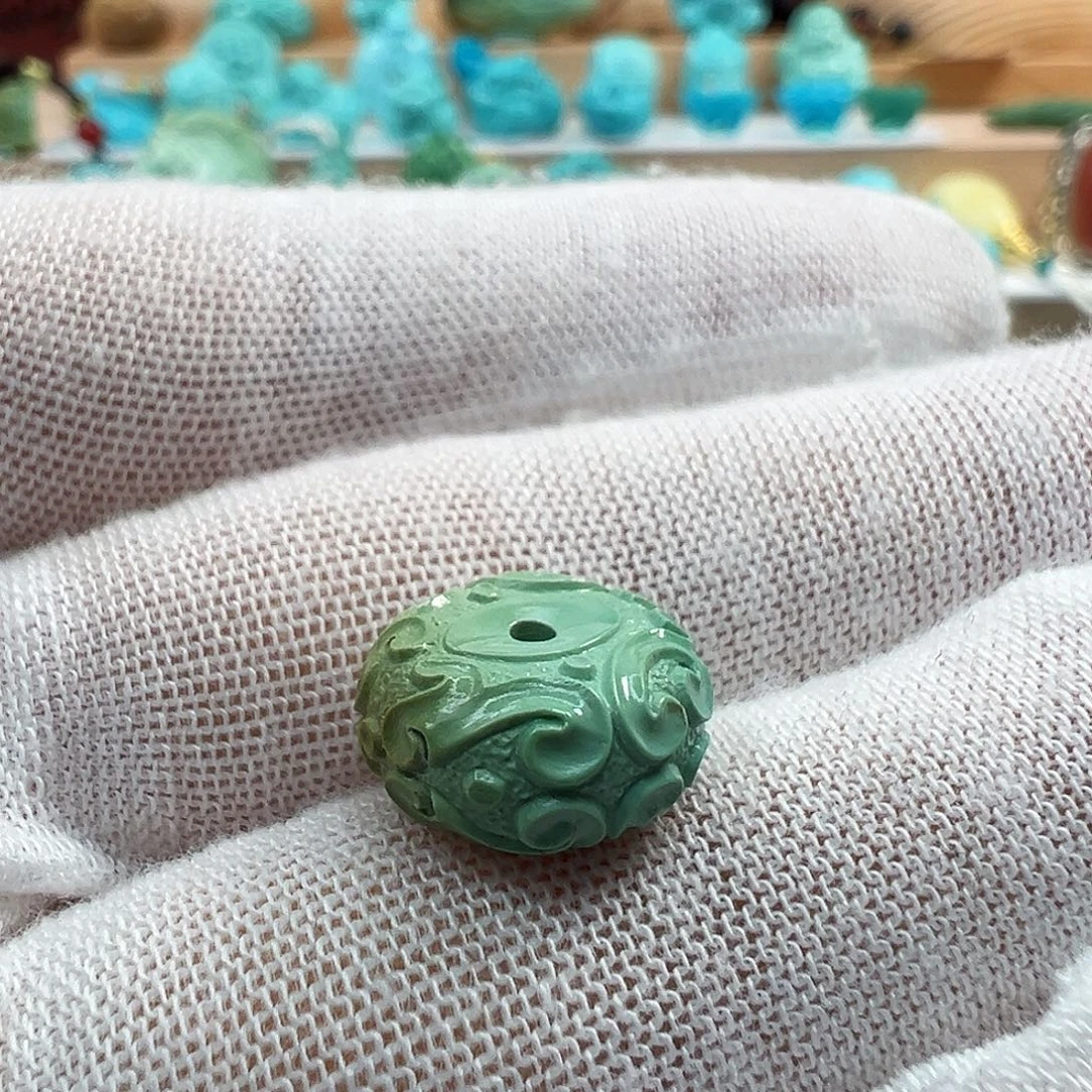 绿松石未镶嵌吊坠(不含链)13+