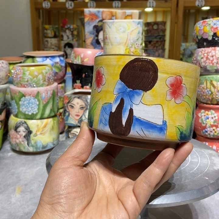 景德镇艺术手绘作品
