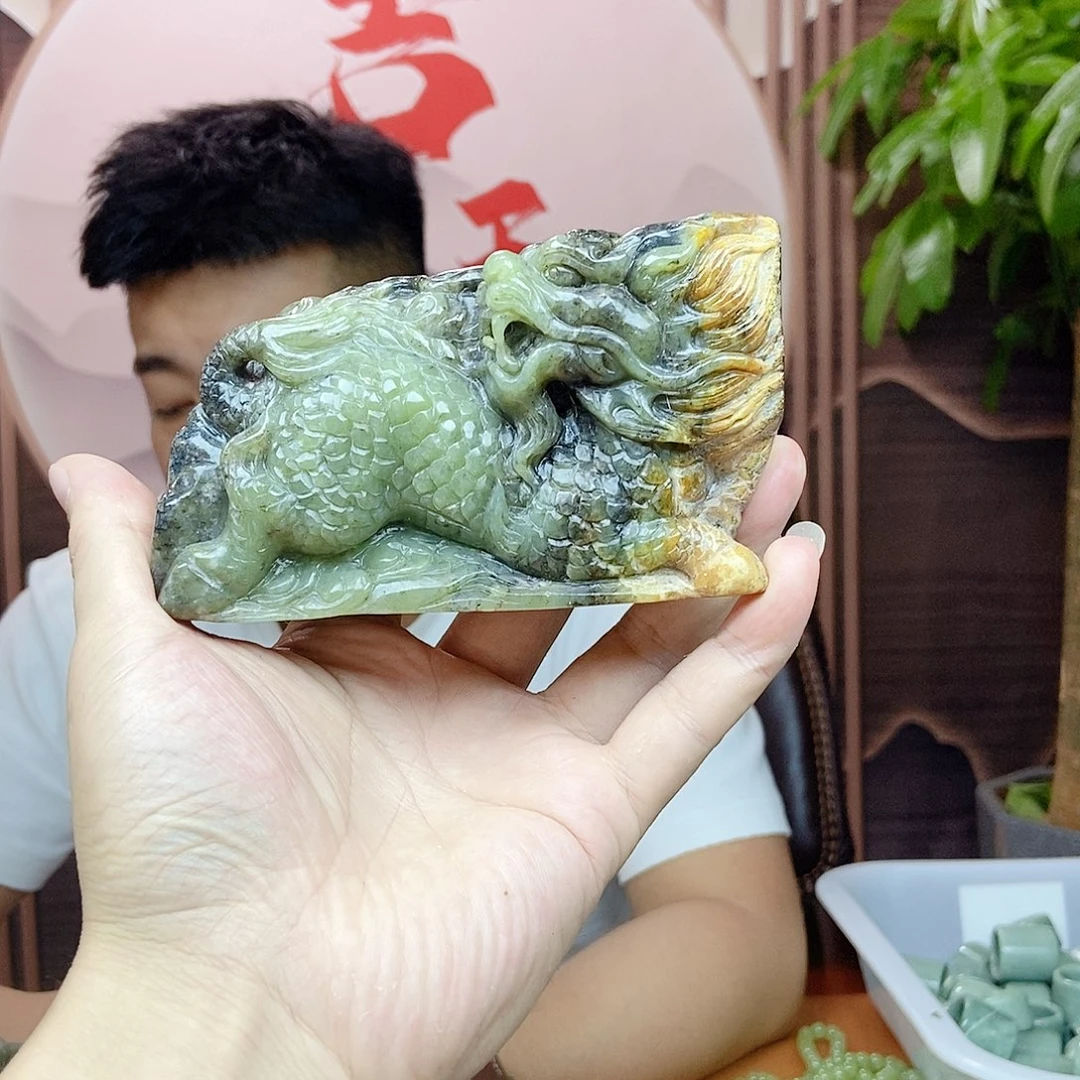 a***e岫岩河磨玉（透闪石质玉）未镶嵌挂件多样性随机发一