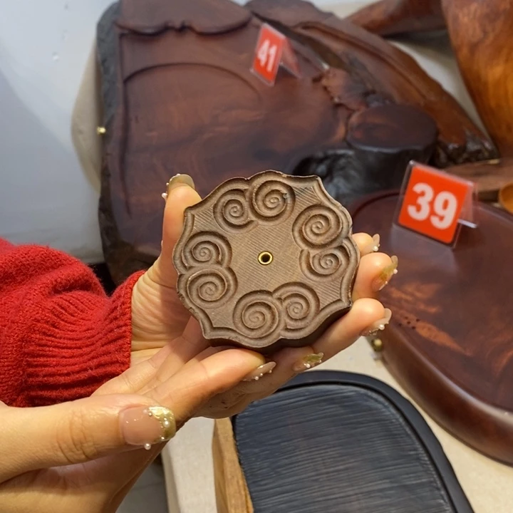 大叶紫檀工艺香插8-8-1.5