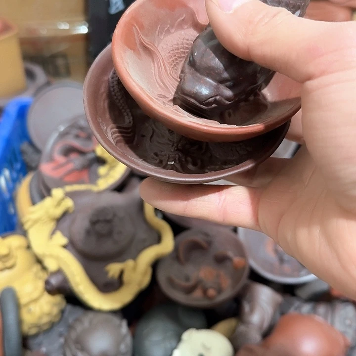 紫砂茶宠墨**茶雕塑瑕疵茶宠