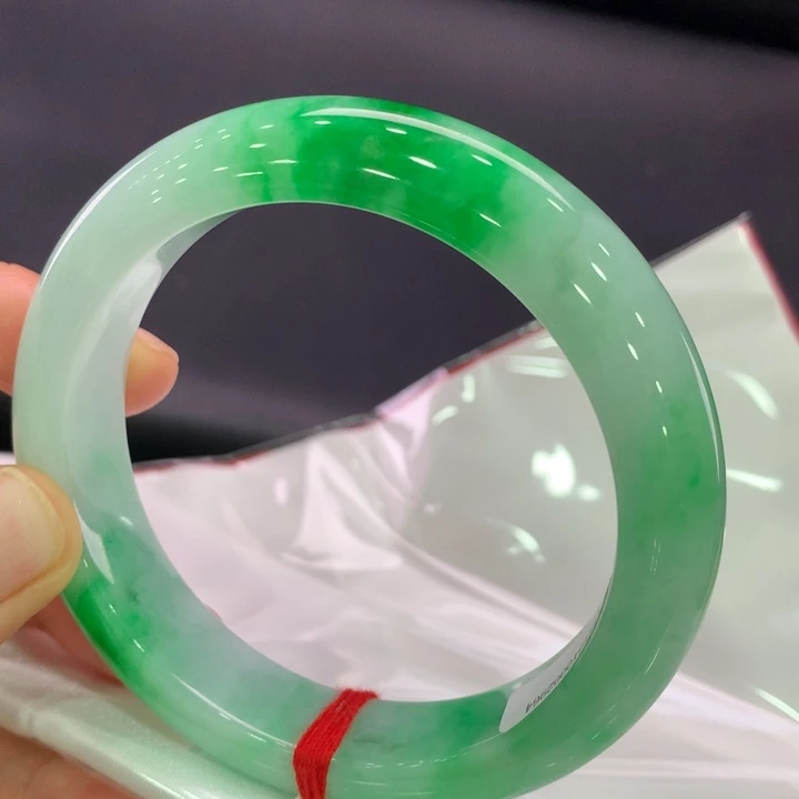 未镶嵌手镯翡翠正圈57-58