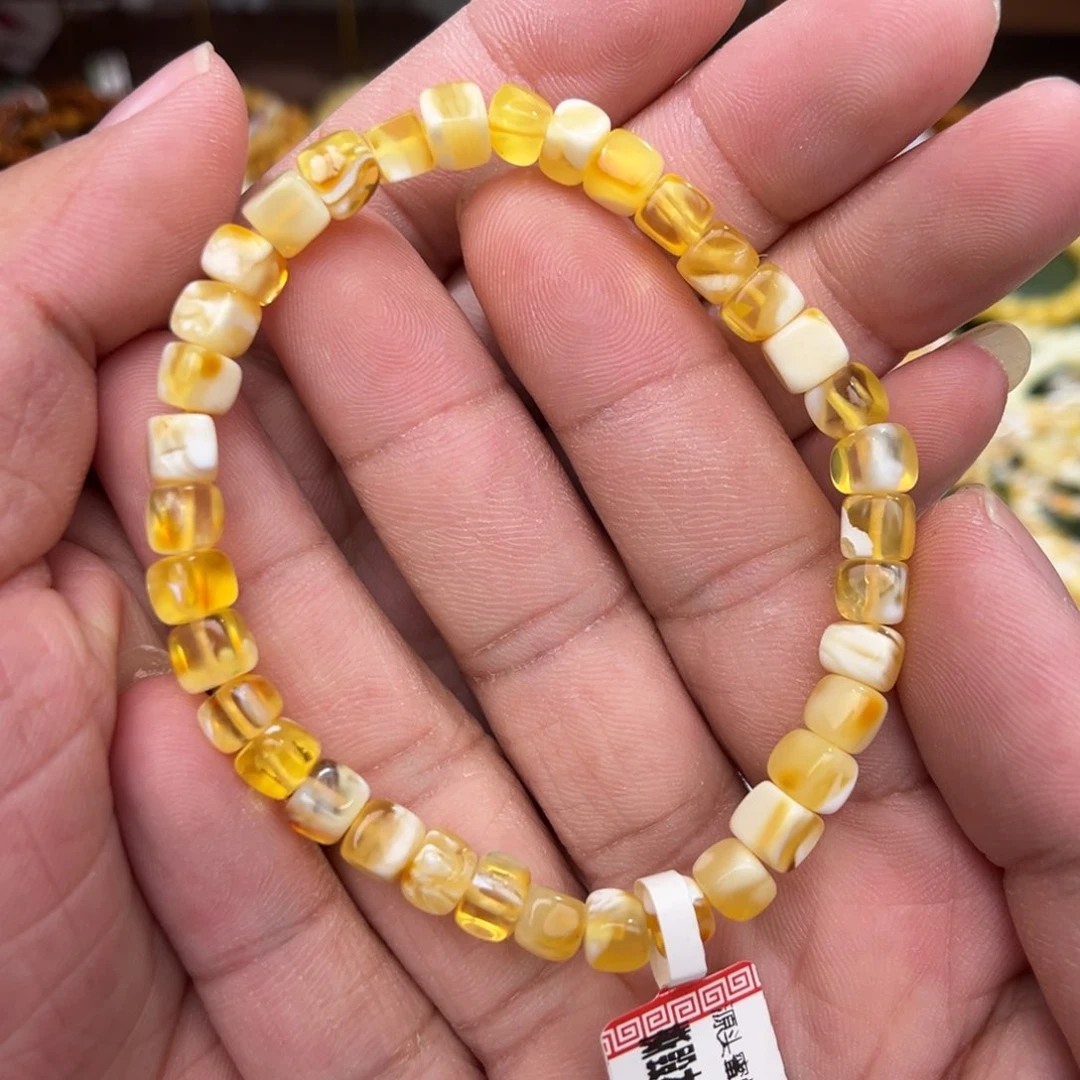 未镶嵌蜜蜡手链00000005.6mm