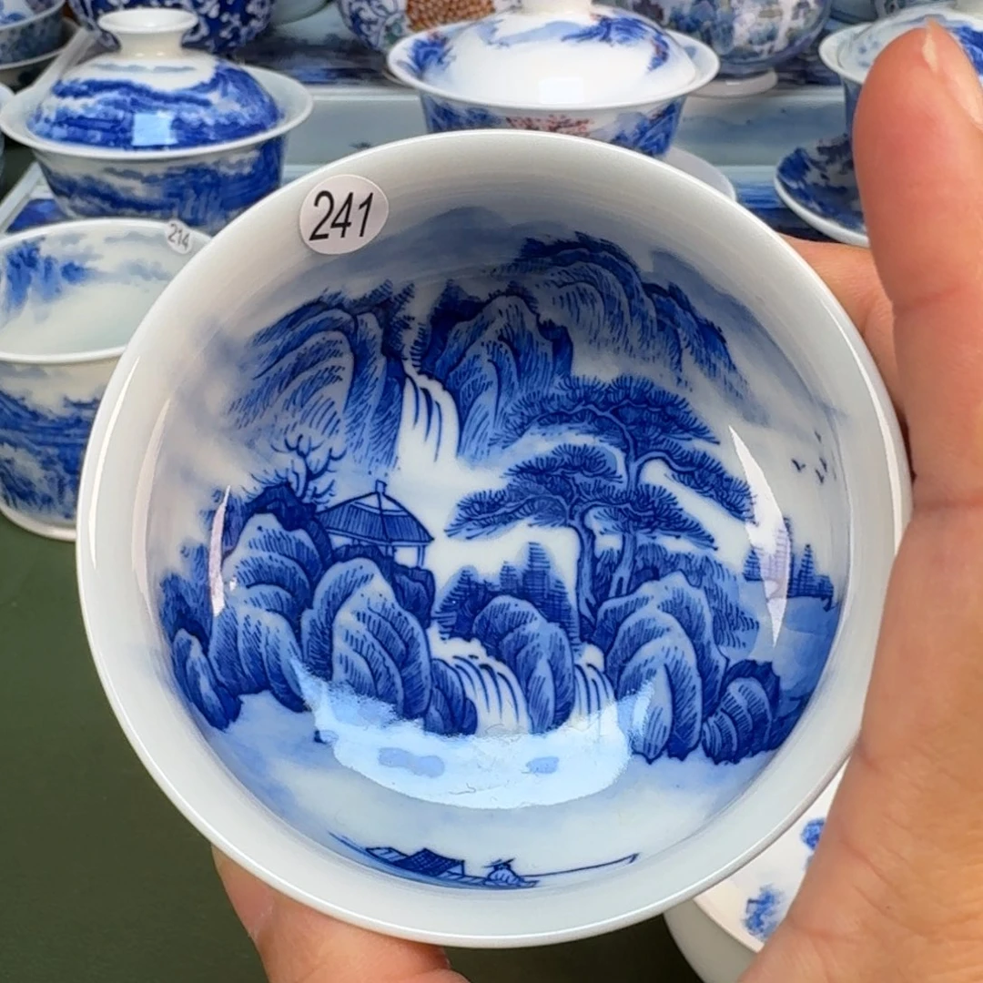 景德镇纯手绘茶具圆圆241
