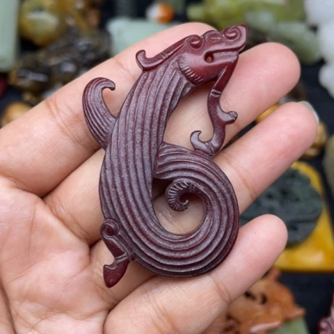 和田玉未镶嵌颈饰53