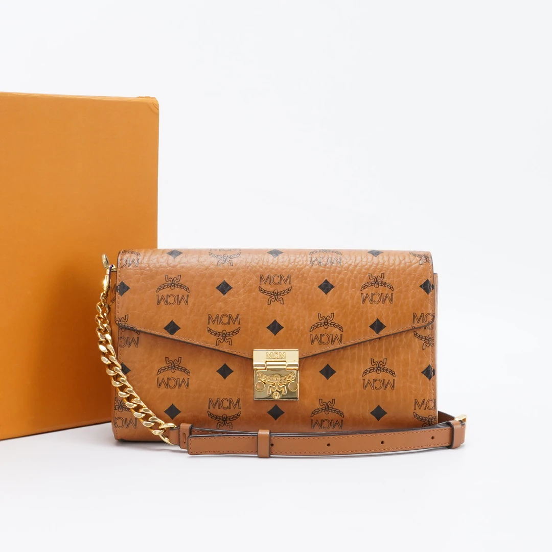 95新 MCM 【夏vv专属】 链条包中号新款皮肩带 /BG23004832
