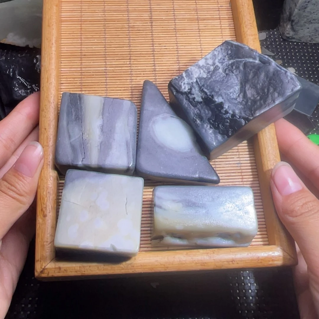 未镶嵌和田玉珠宝半成品森