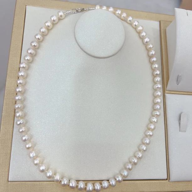 非金属珐琅项链 天然时尚珠珠节日礼物优雅时尚