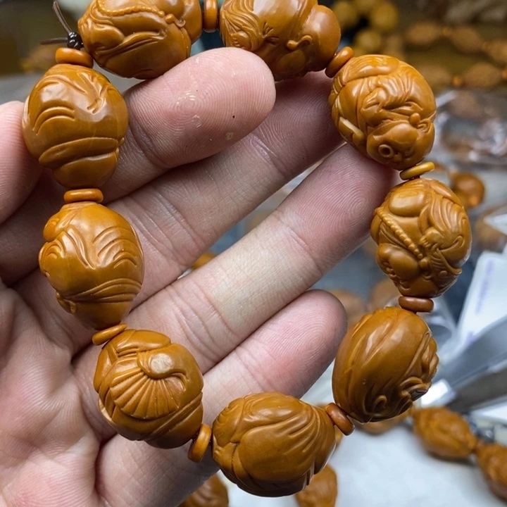 橄榄核手串/手链橄榄核雕工艺手串