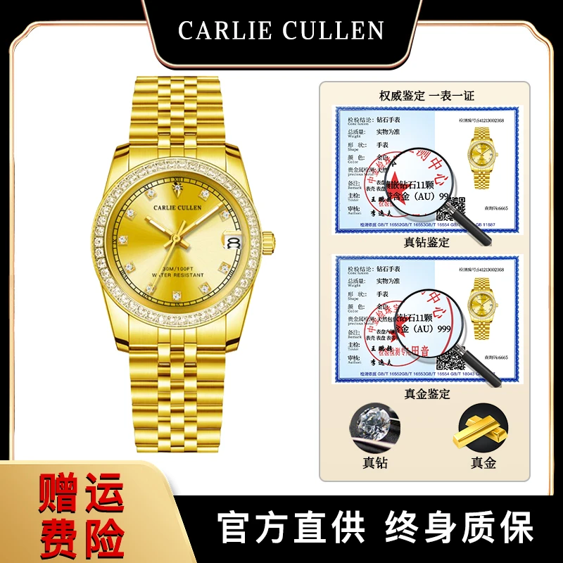 流金系列真金真钻高端奢华品牌全自动男士腕表-8027G