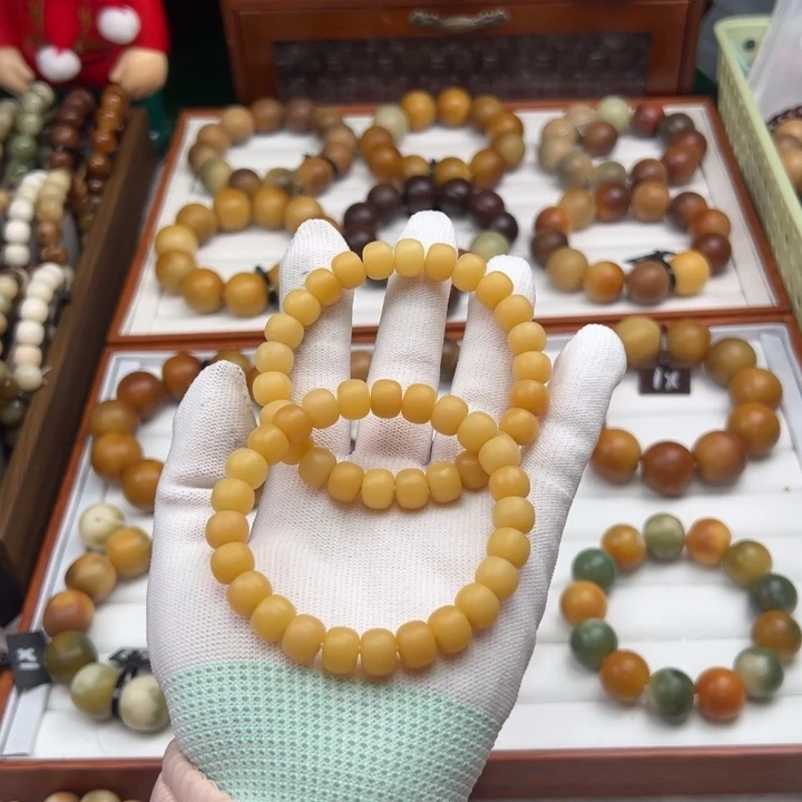 菩提根/象牙果手串卡10药片干磨微瑕