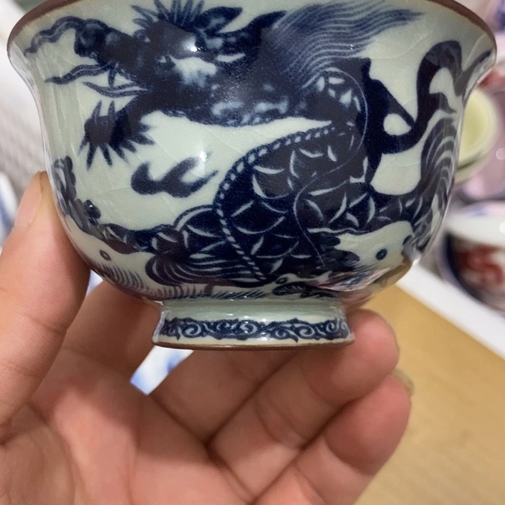 摆件景德镇陶瓷主人杯23445