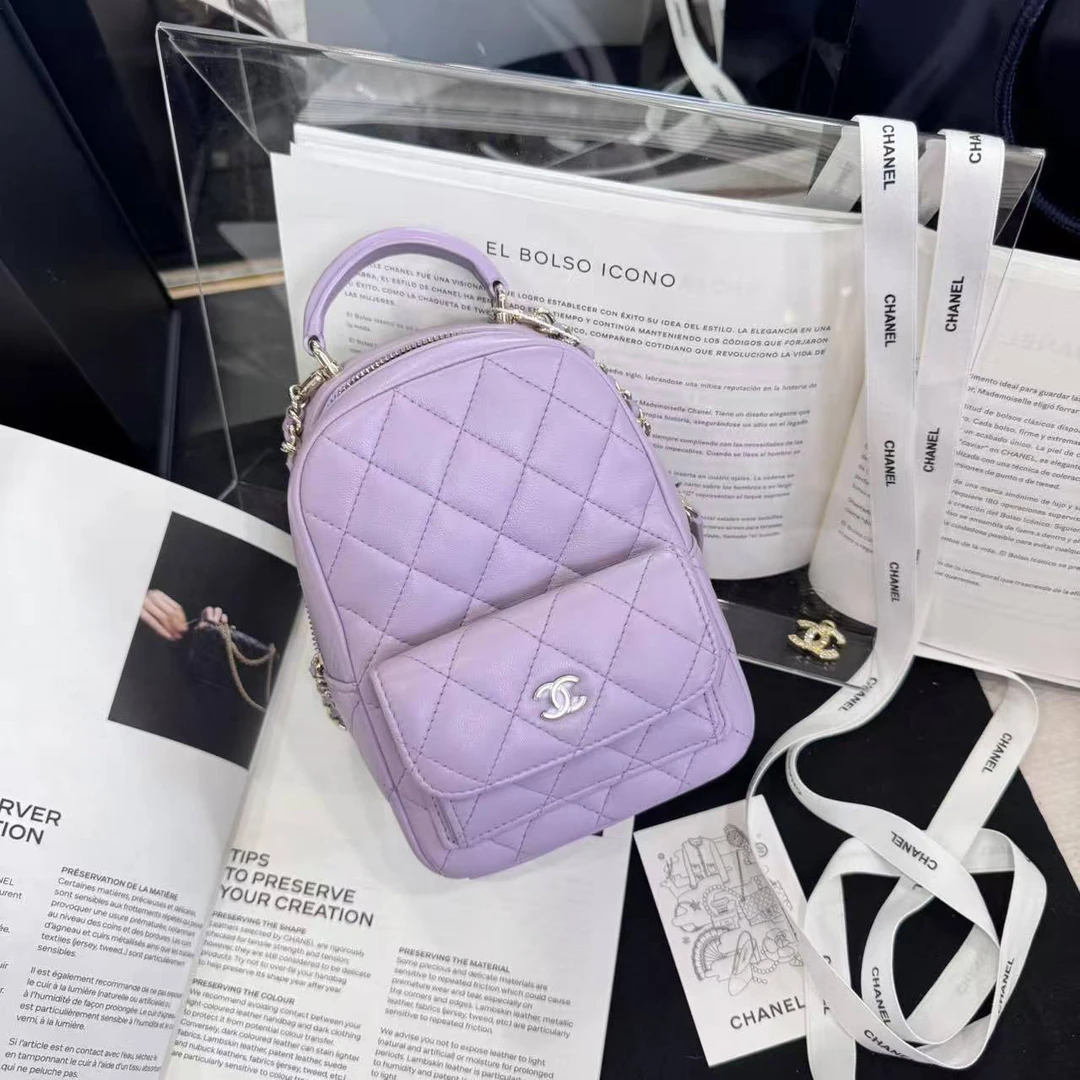 99新 Chanel/香奈儿 多多奢品/香奈儿24c双肩包/99新