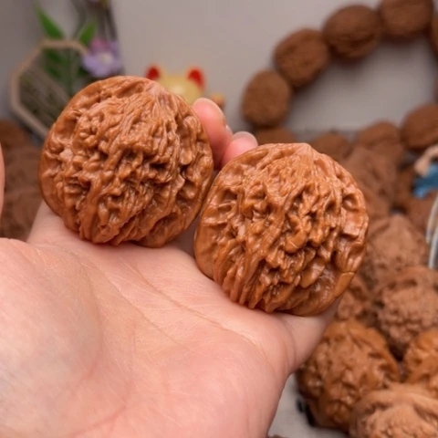 吊坠文玩核桃44加全品四座楼