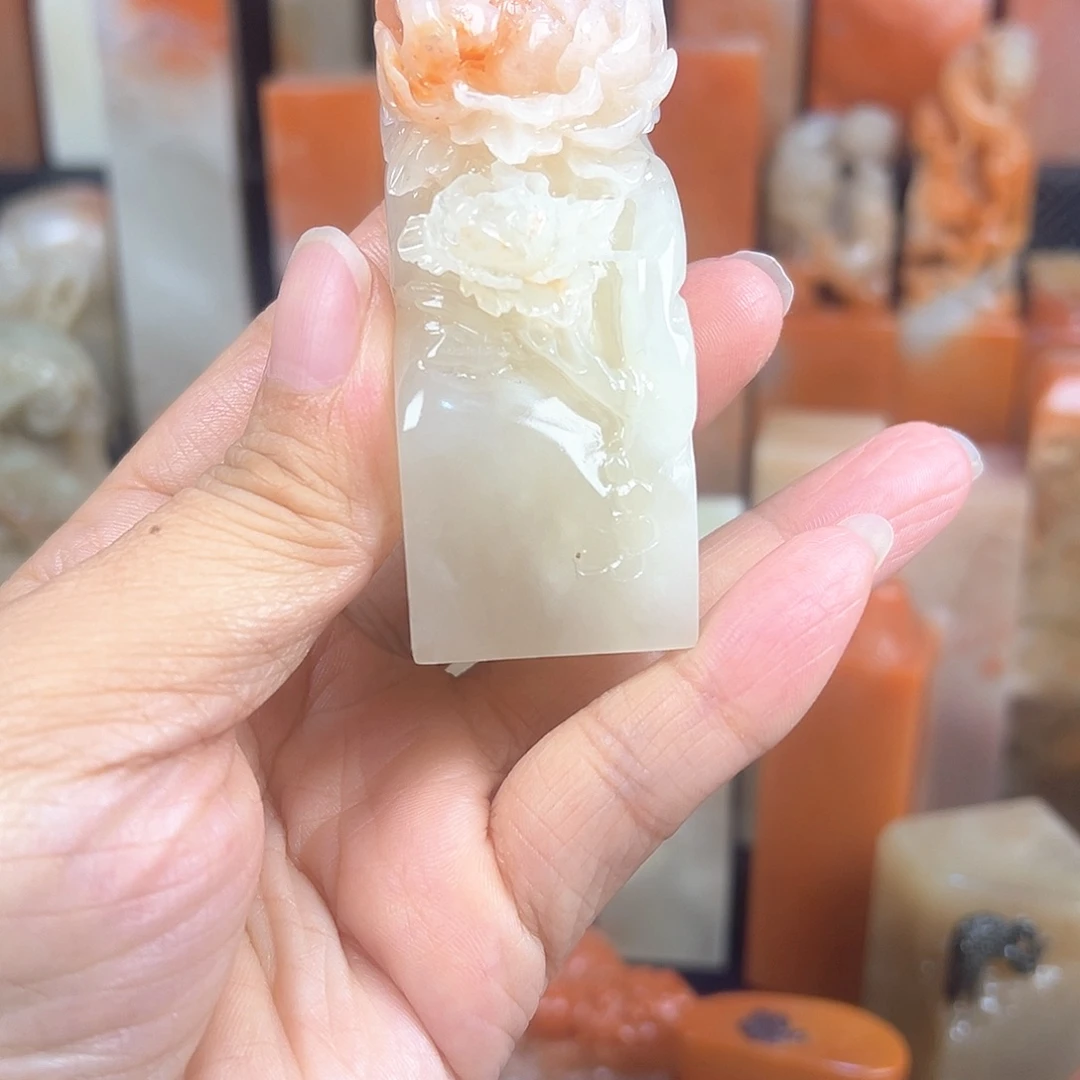 S***言寿山石寿山石寿山石精品印章