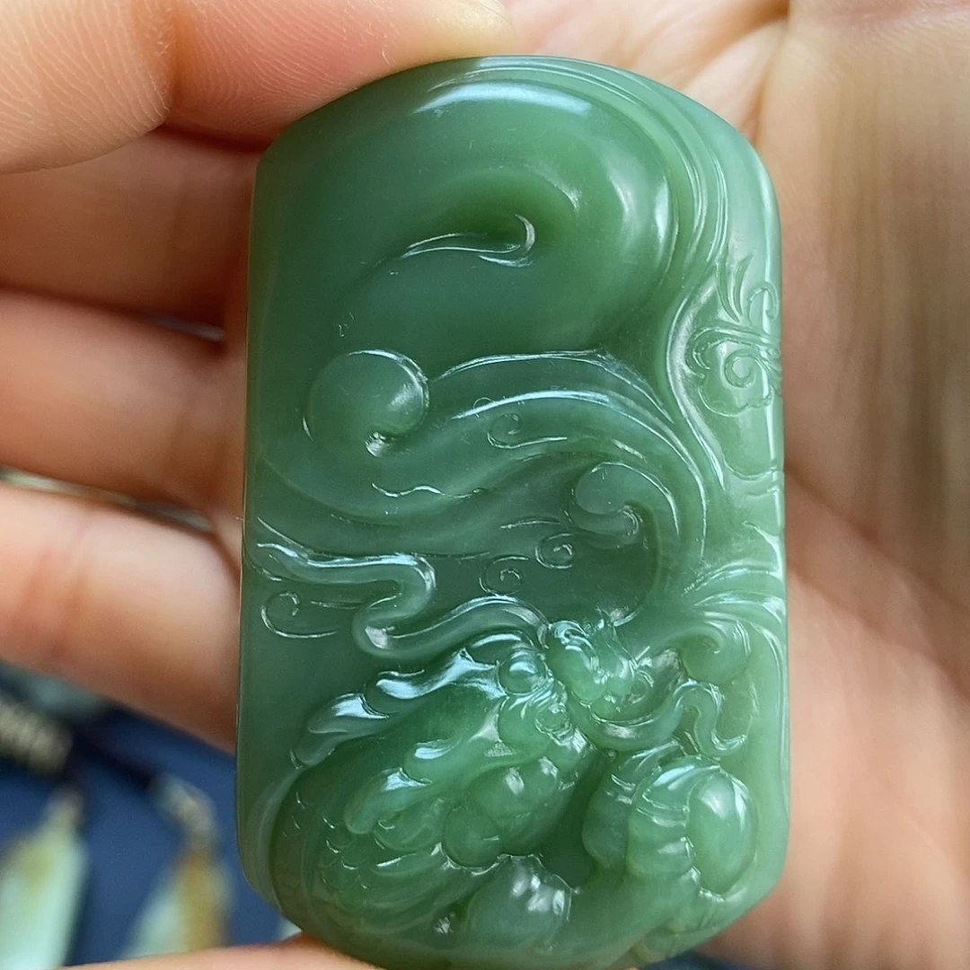 和田玉未镶嵌吊坠(不含链)