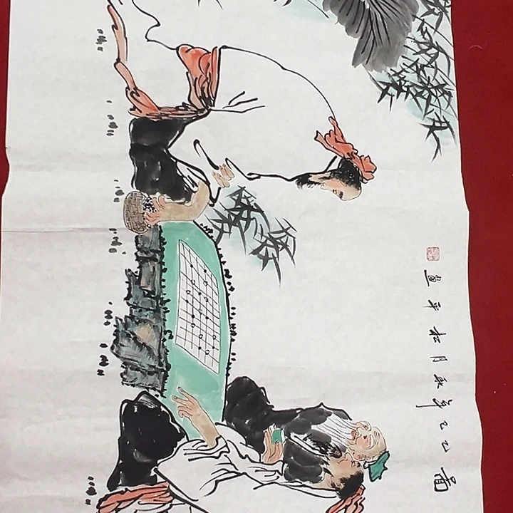 竖款晚上好呀……山水作品喜欢欣赏一下吧……