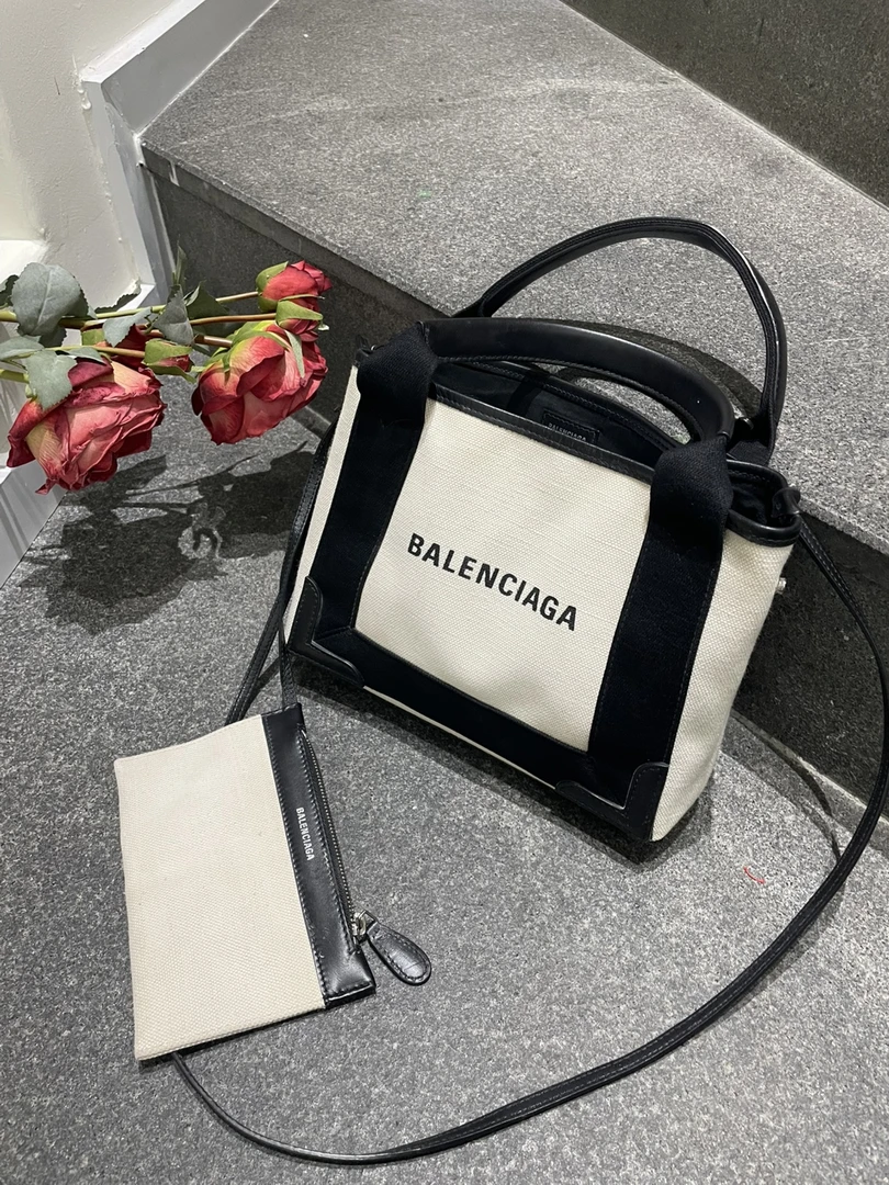 95新 Balenciaga/巴黎世家 帆布手提包二手奢侈品