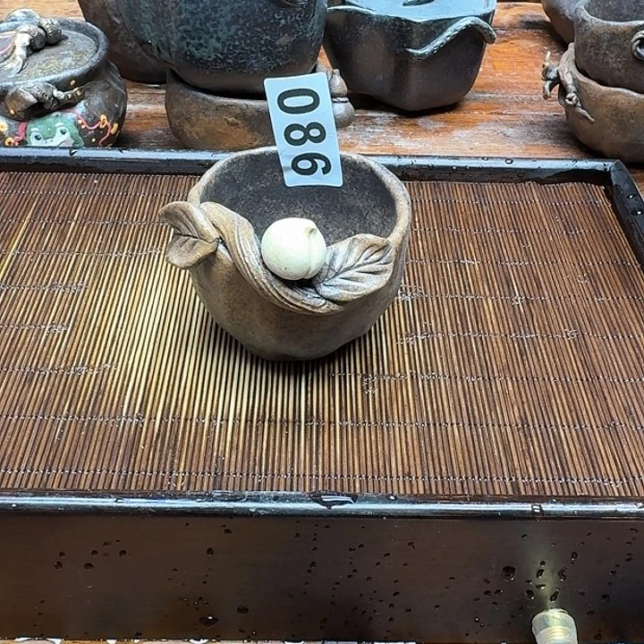 纯手工制作粗陶茶具