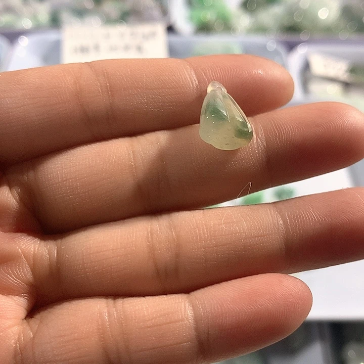 @***柔翡翠未镶嵌项圈吊坠