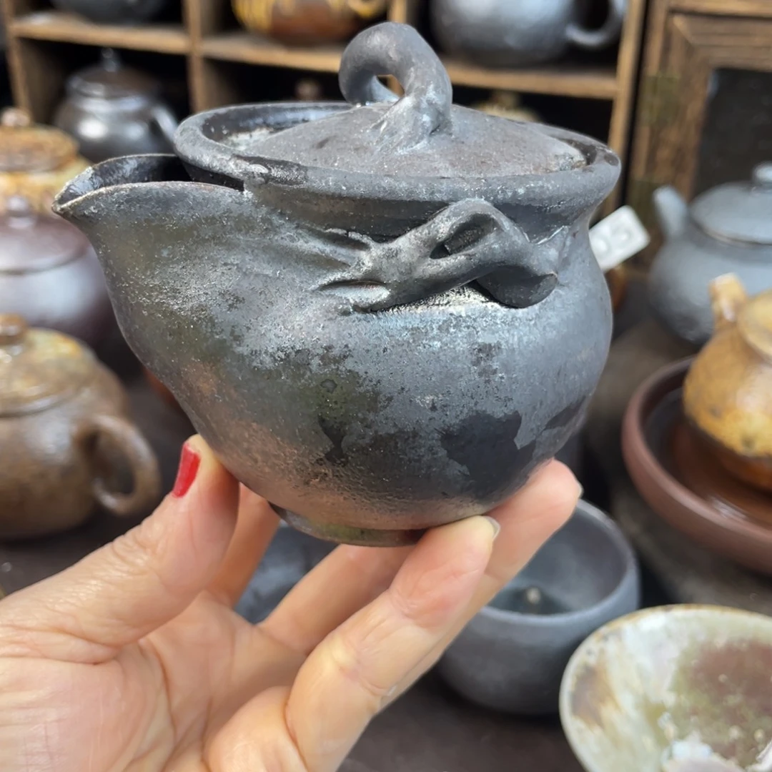 狼***王柴烧茶器主人宝瓶微瑕