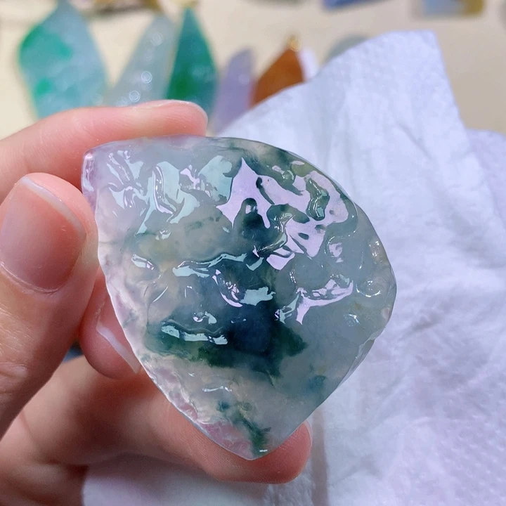 翡翠未镶嵌吊坠(不含链) 4203