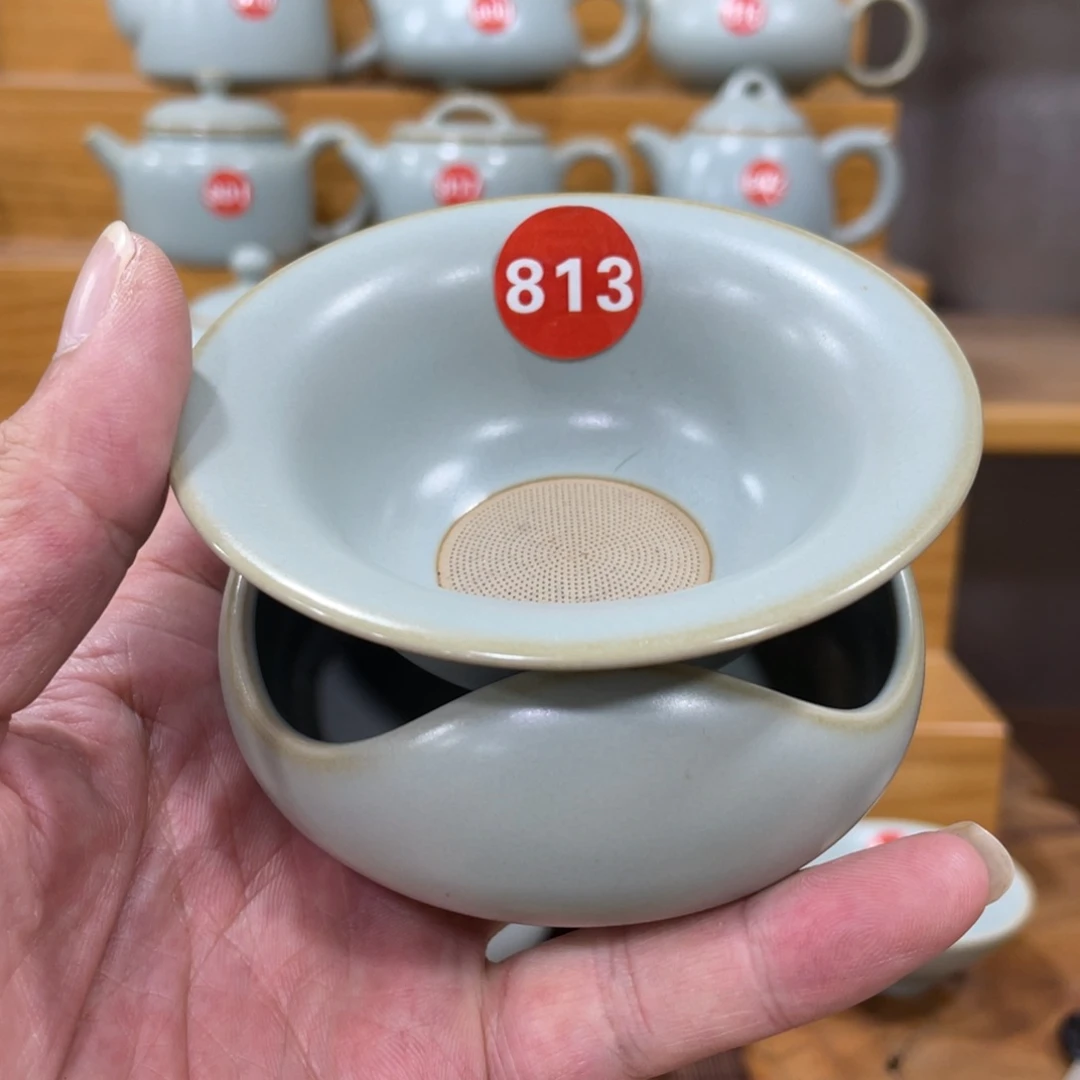 微瑕陶瓷茶壶茶杯家用