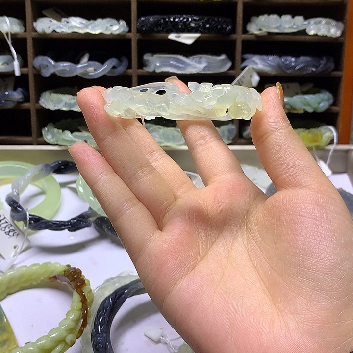 蛇纹石玉合金手镯