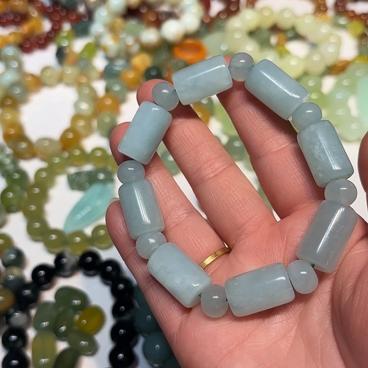 蛇纹石玉未镶嵌手串