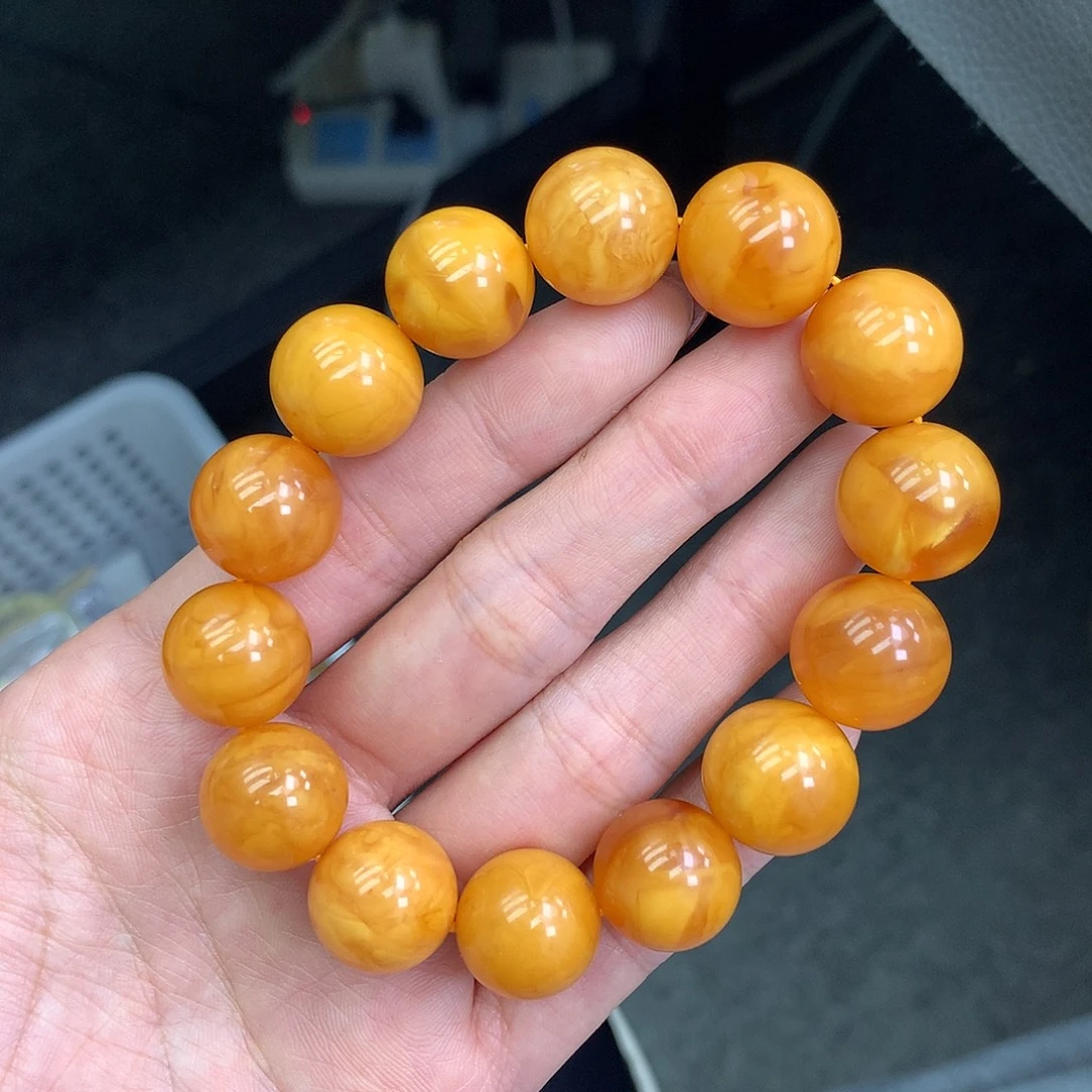 琥珀未镶嵌珠宝奇石15mm