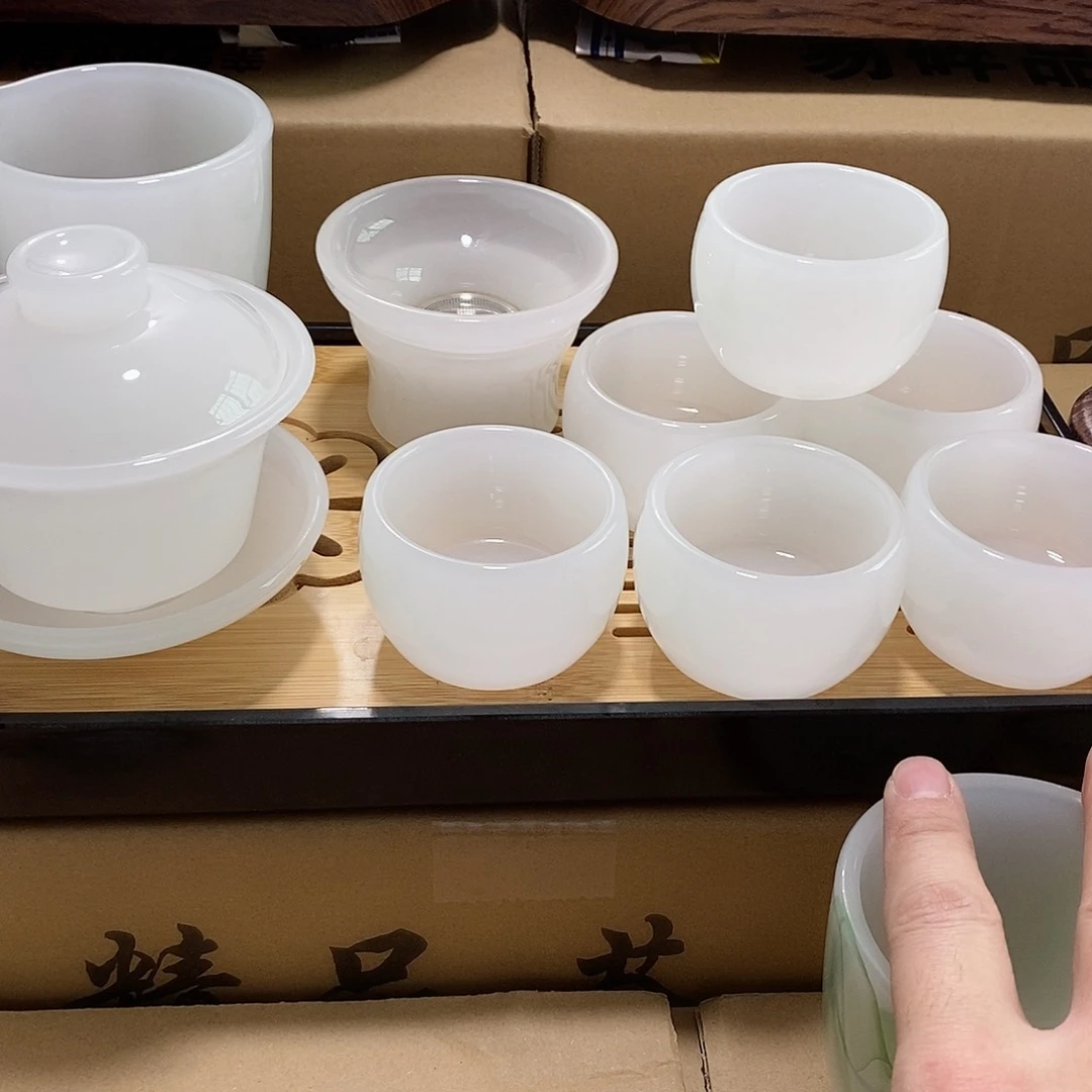 杯高端琉璃茶具 无礼盒无茶盘