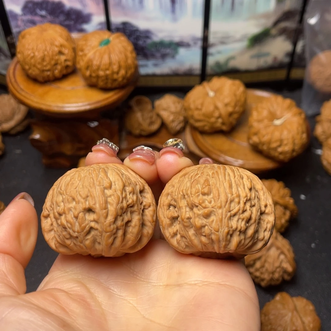 把件文玩核桃41全泥鳅背