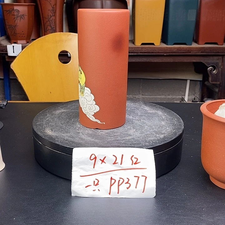 紫砂花盆货号一只PP377