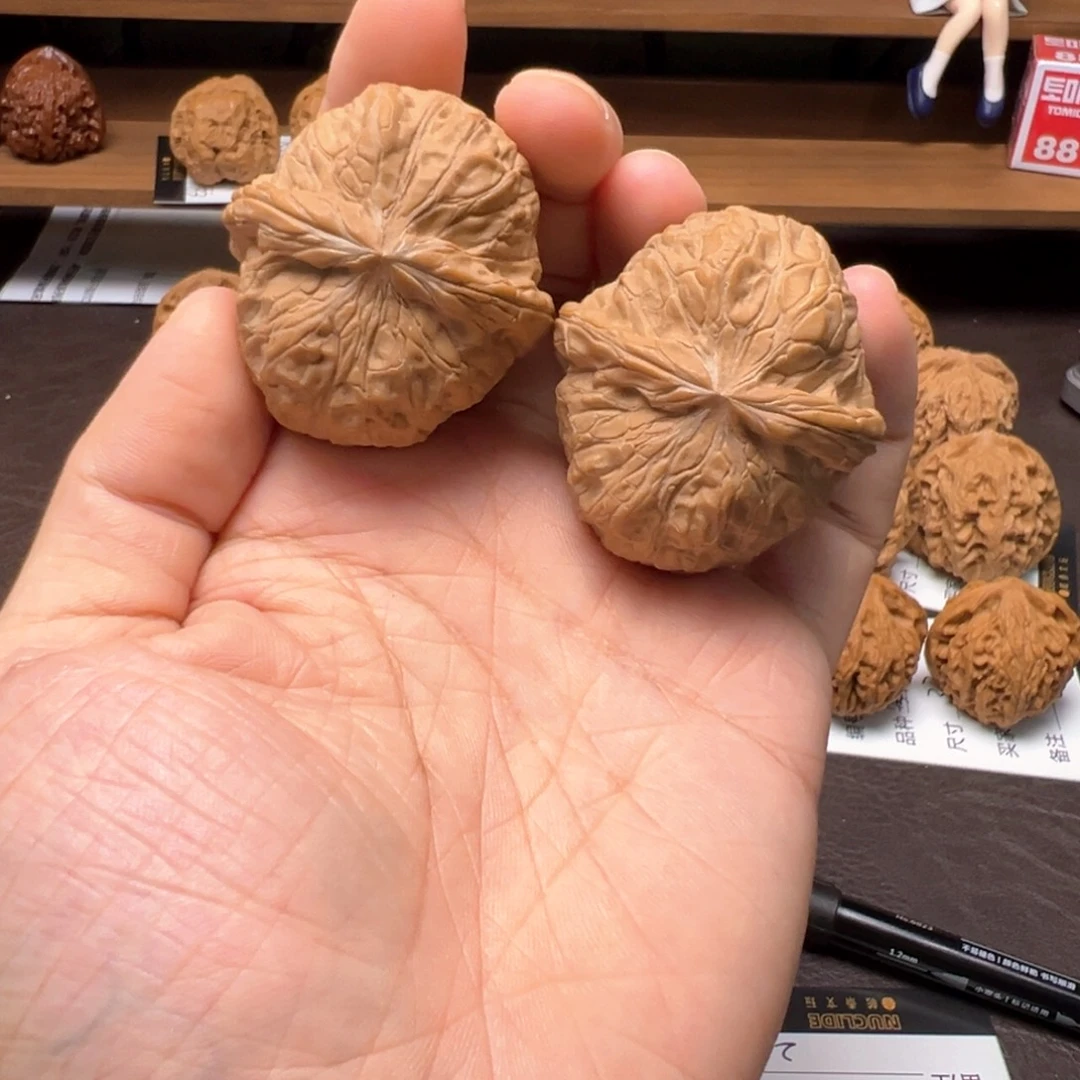 B****把件文玩核桃南瓜墩43