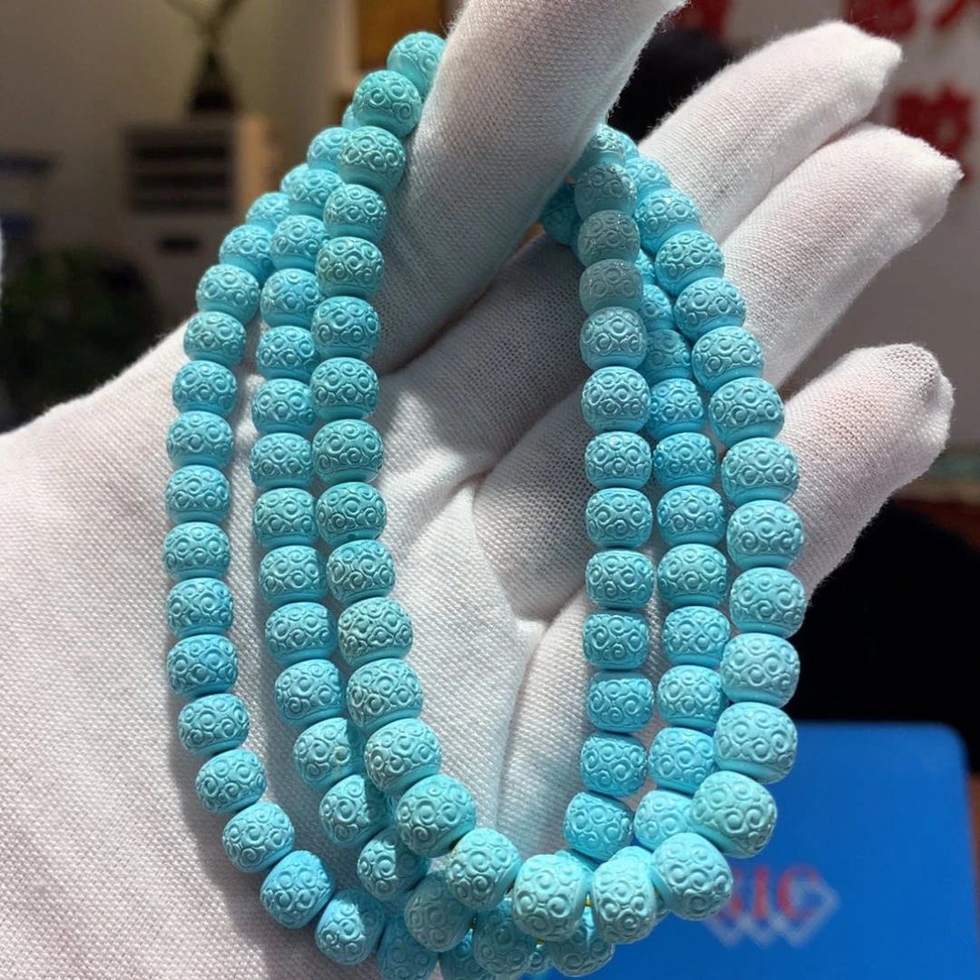 未镶嵌绿松石长链