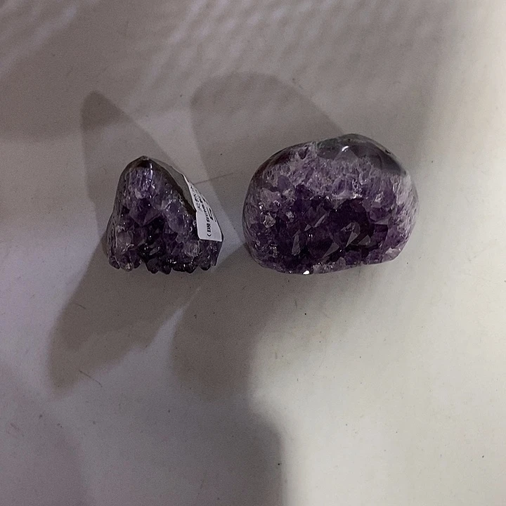 长***）未镶嵌大型摆件（非配饰）紫晶思