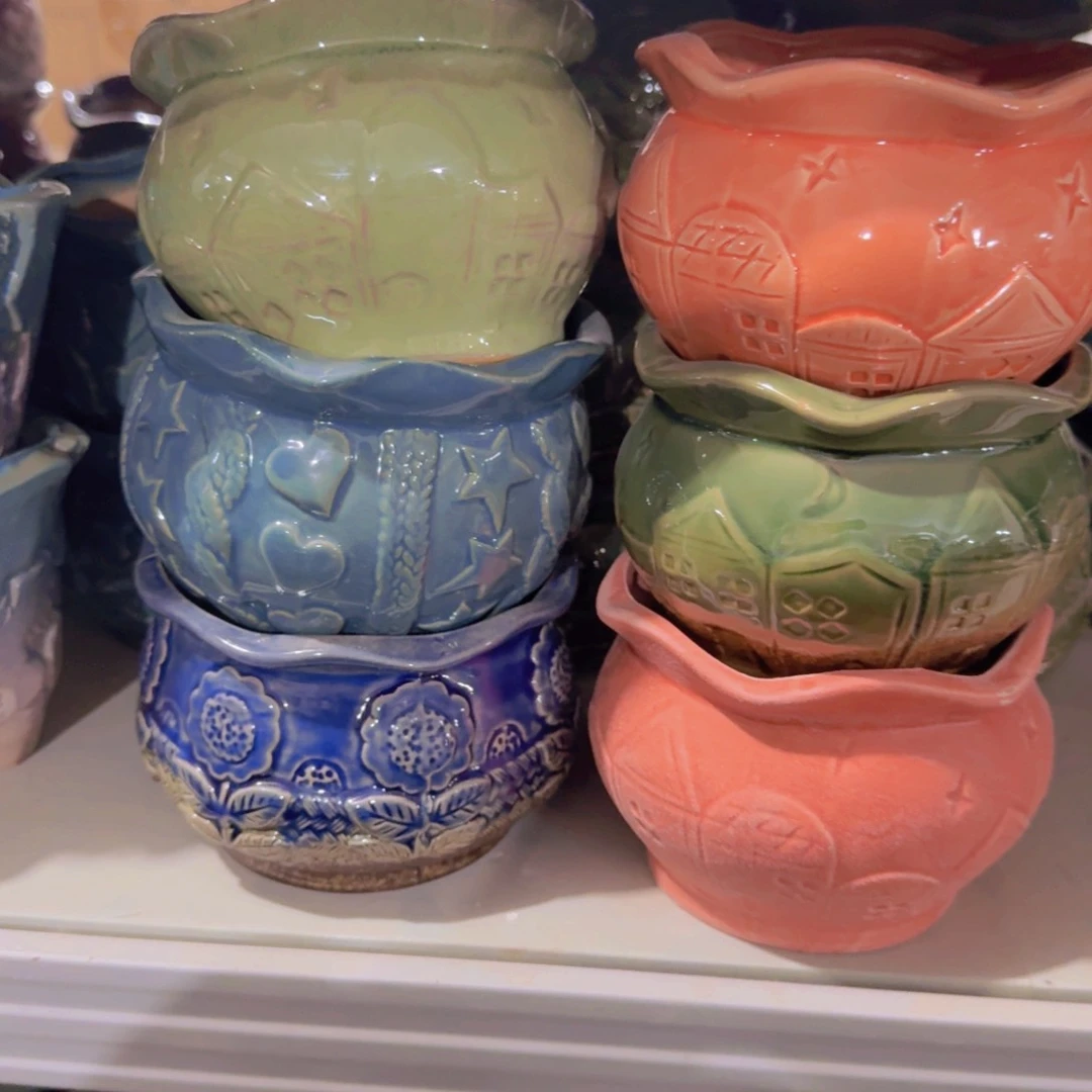 紫砂花盆粗陶盆粗